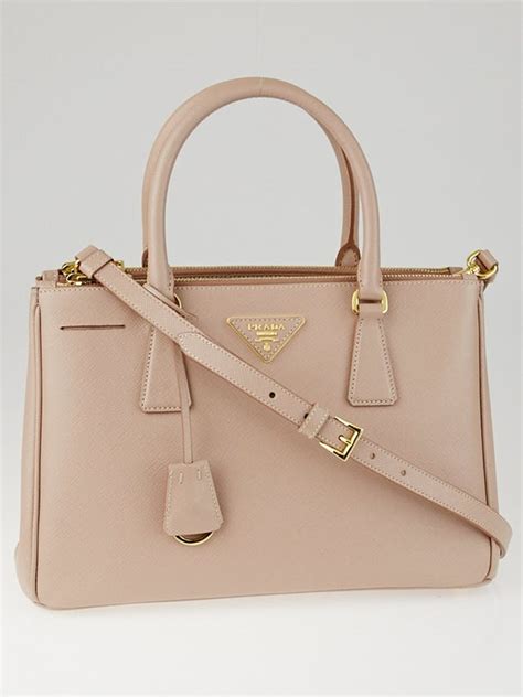 Reveal: Prada Saffiano Lux Tote BN1801 in Cammeo 